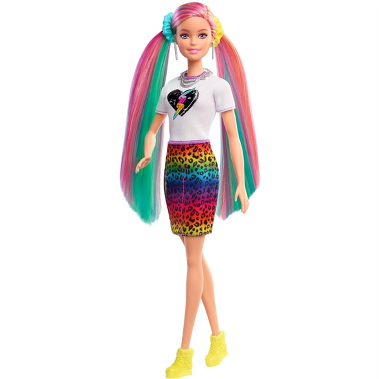 Barbie® Hair Feature Doll Leopard Rainbow