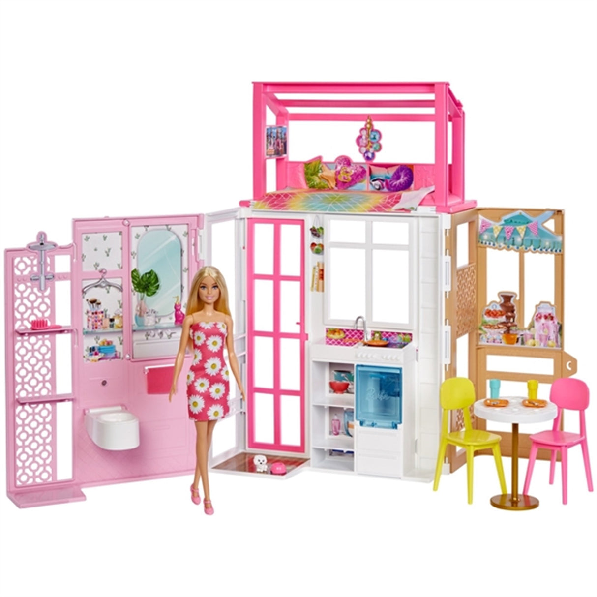 Barbie® Grab and Play Dollhouse Incl. Doll