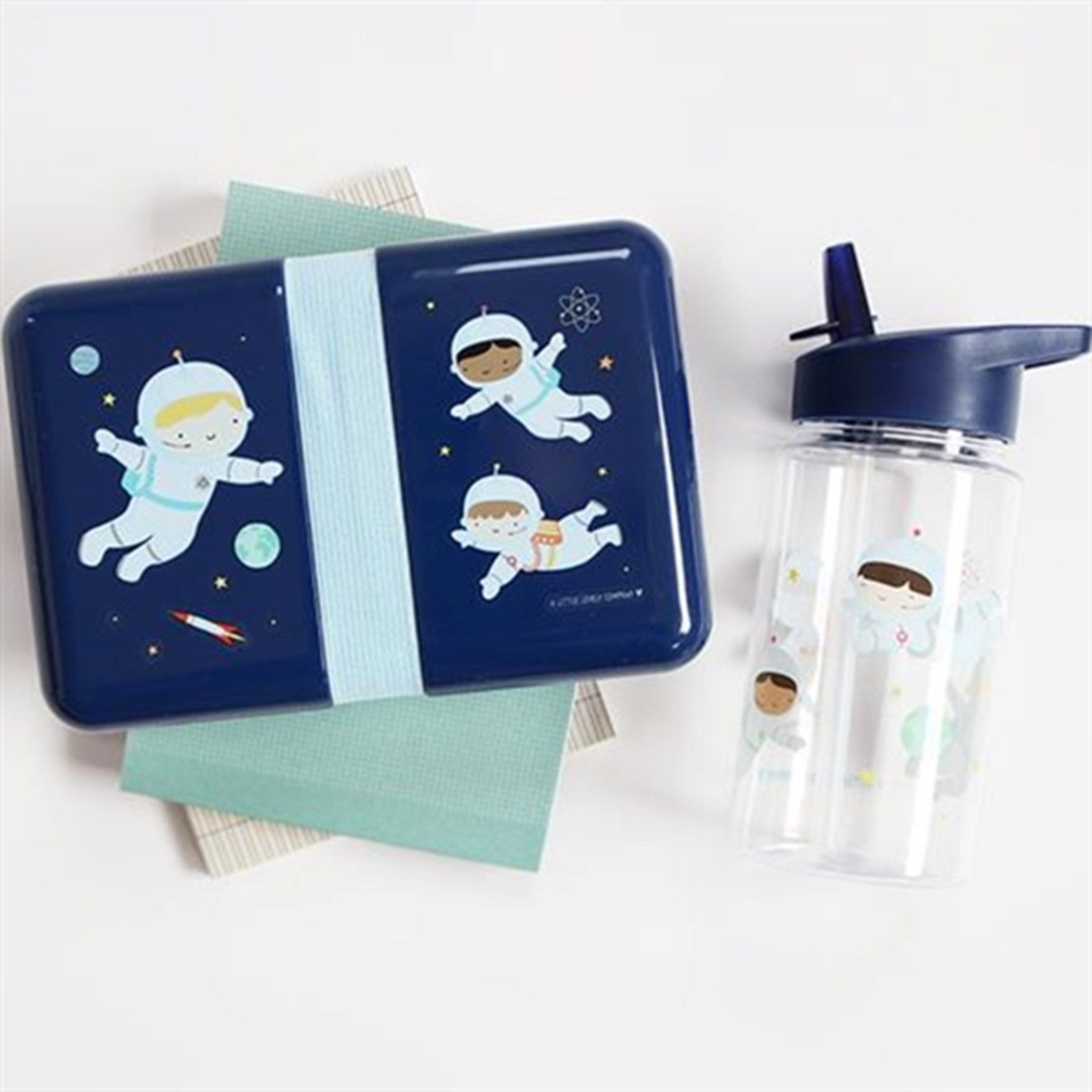 A Little Lovely Company Lunch Box Astronauts 3