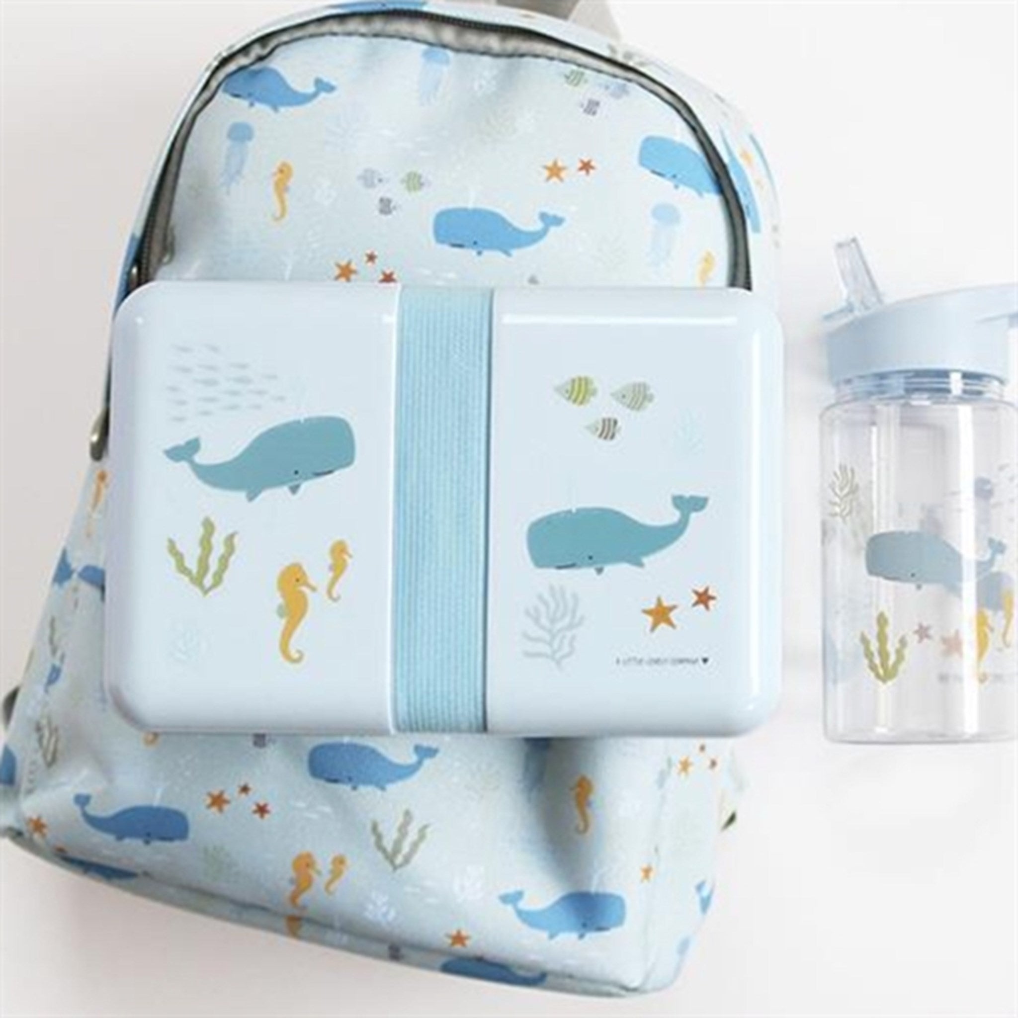 A Little Lovely Company Backpack Small Ocean 4
