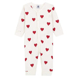 Petit Bateau Body Suit Dors Bien White/Red