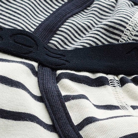 Petit Bateau Boxers 2-pack White/Navy Stripes 2