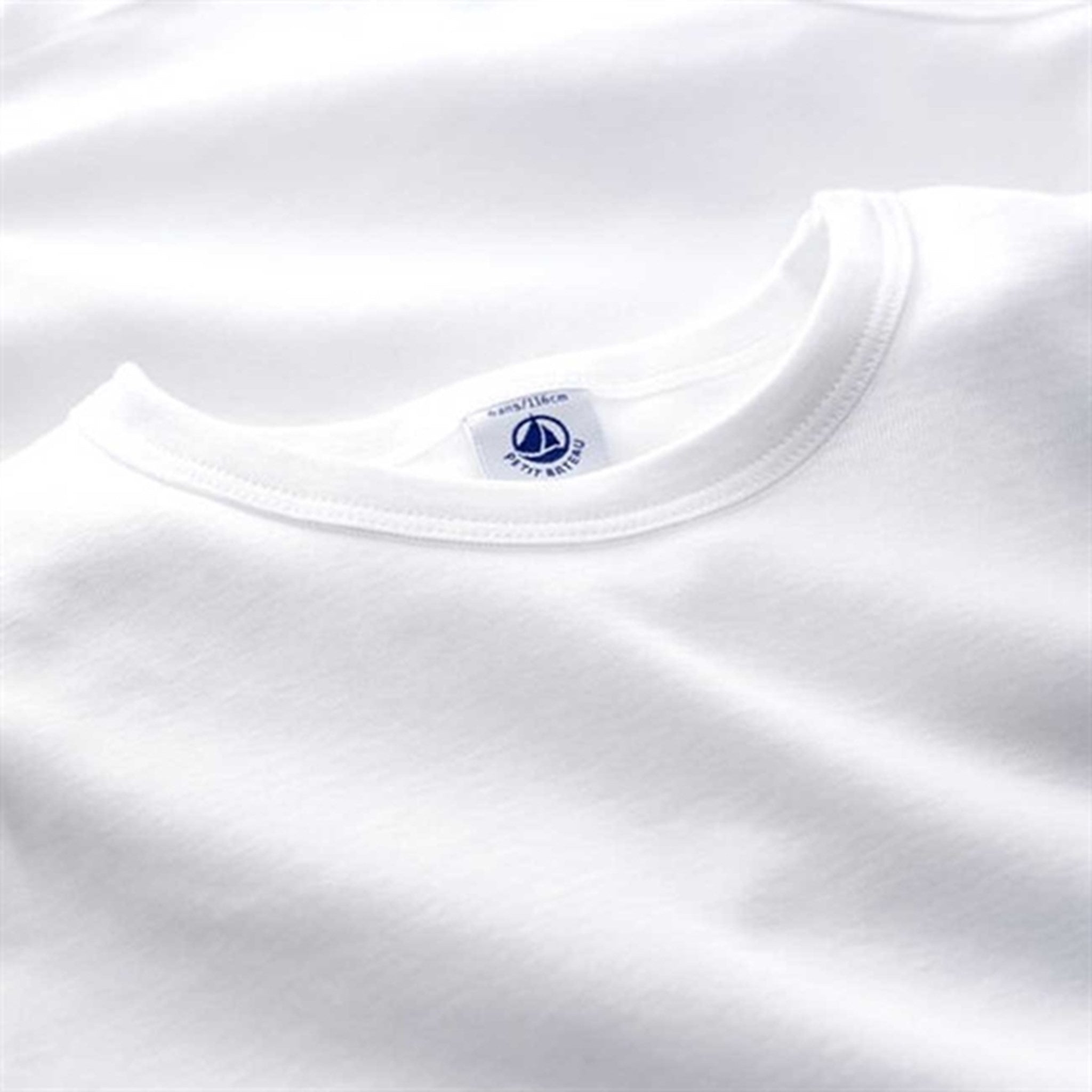 Petit Bateau T-shirt MC 2-pak White 3