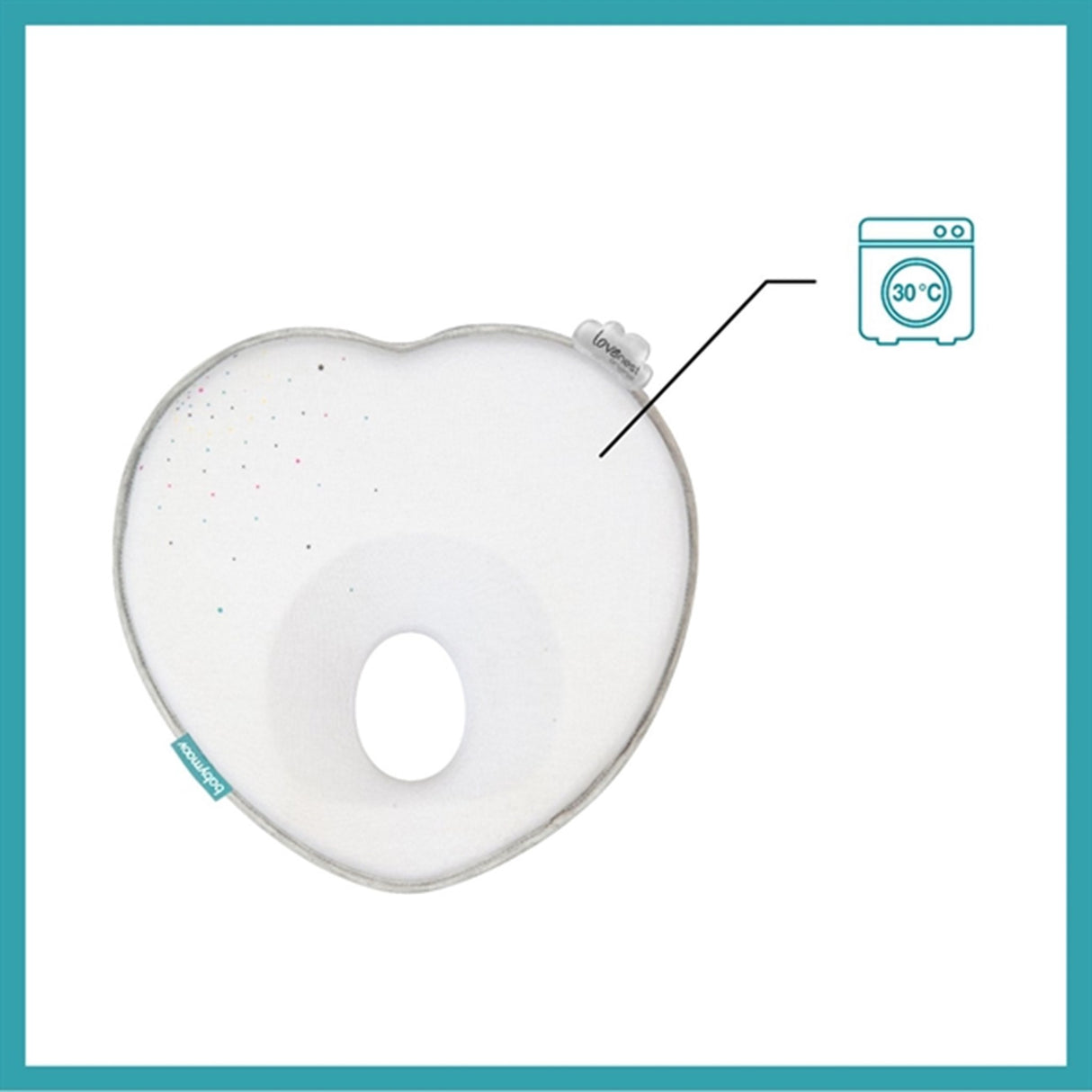 Babymoov Lovenest Baby Pillow Original White