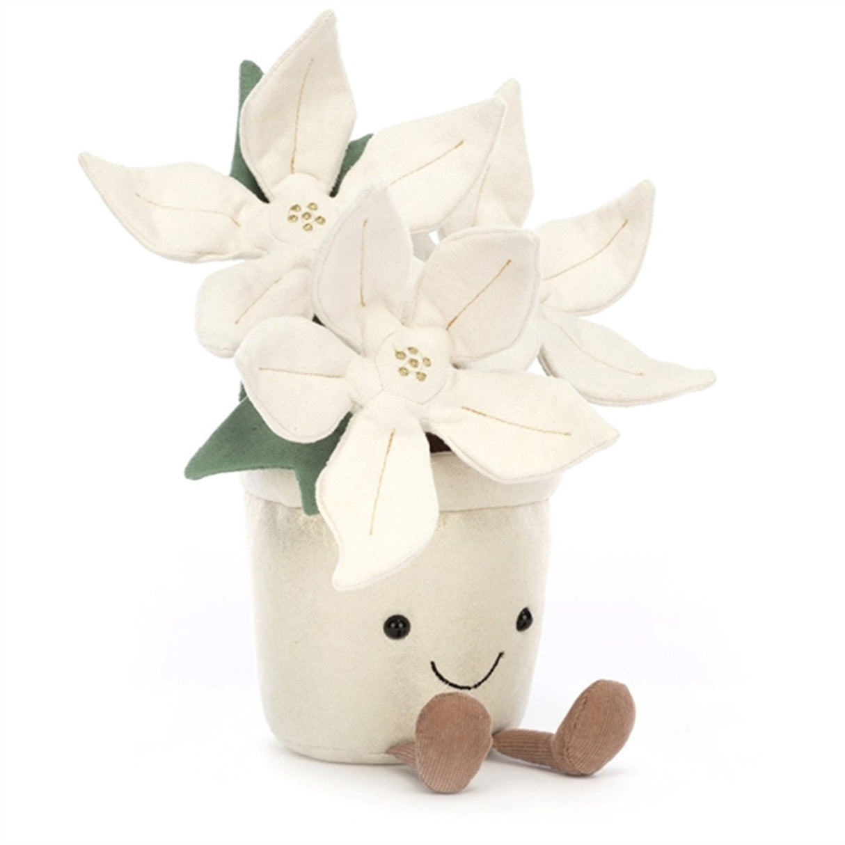 Jellycat Amuseable Gold Poinsettia 25 cm