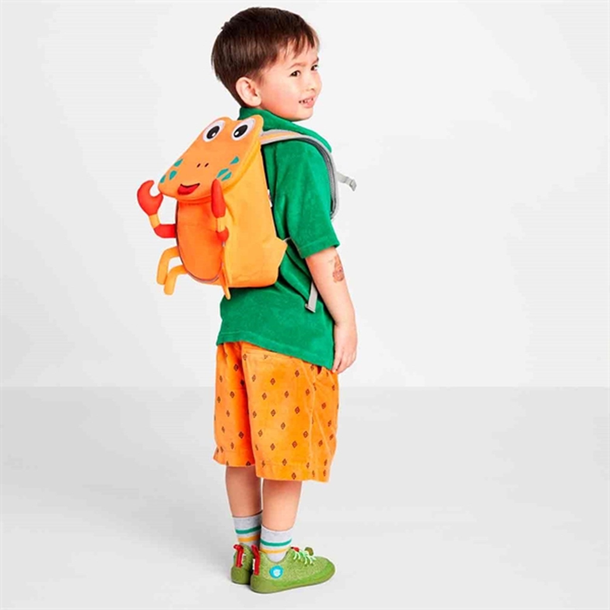 Affenzahn Day Care Backpack Small Neon Crab 2