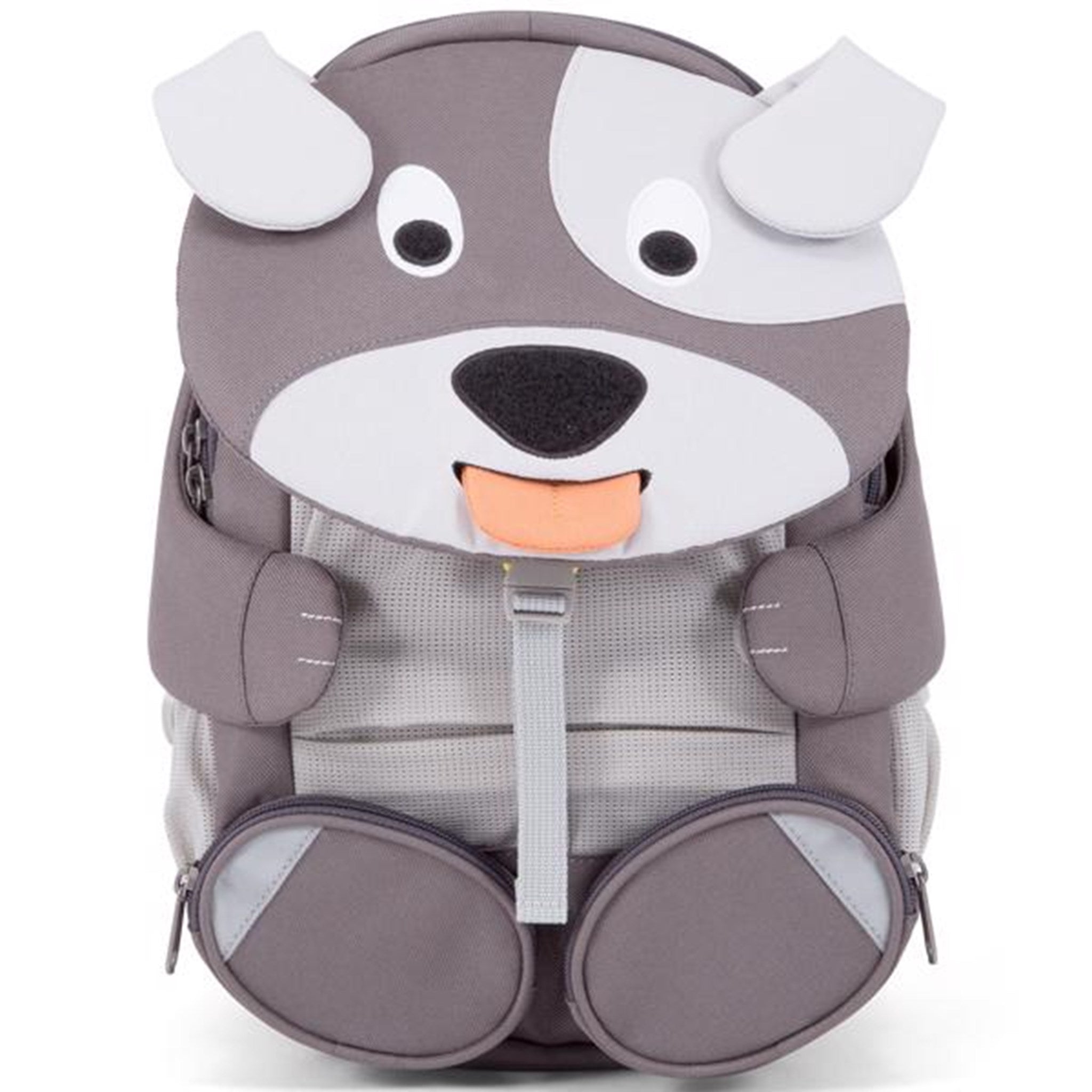 Affenzahn Kindergarten Backpack Large Grey Dylan Dog