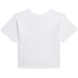 Polo Ralph Lauren Girls T-Shirt White W/ Pink Pp 2