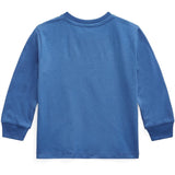Ralph Lauren Baby Knit Blouse W. Button Liberty Blue 2