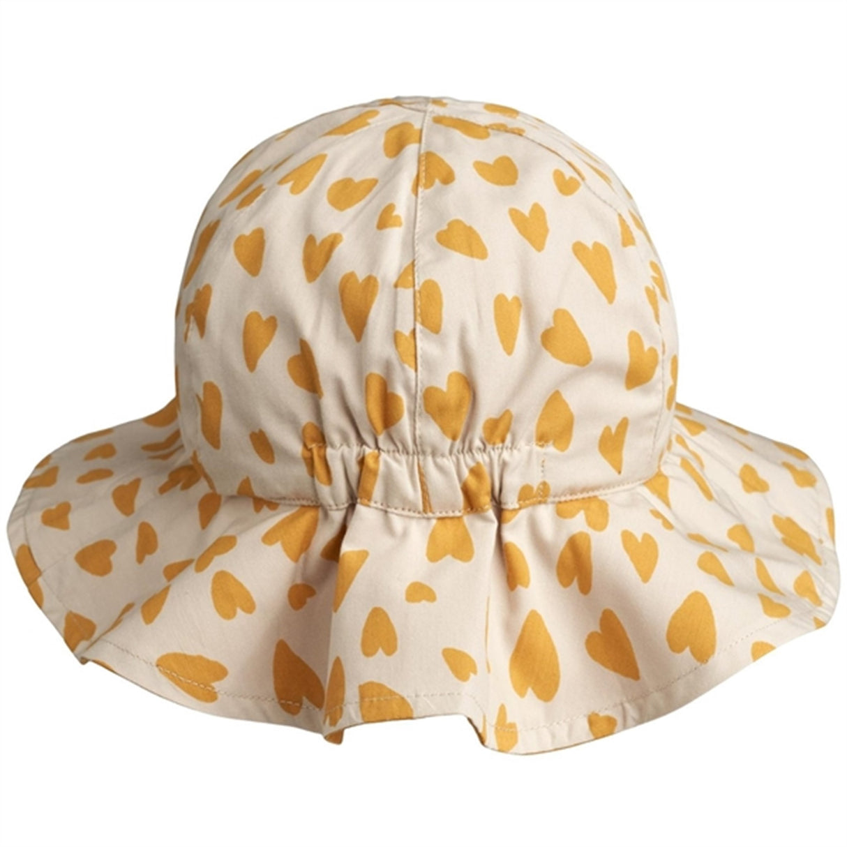 Liewood Amelia Reversible Sun Hat Hearts Sandy Yellow Mellow