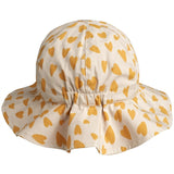 Liewood Amelia Reversible Sun Hat Hearts Sandy Yellow Mellow