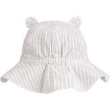 Liewood Amelia Sun Hat Y/D Stripes Crisp White Sandy 2