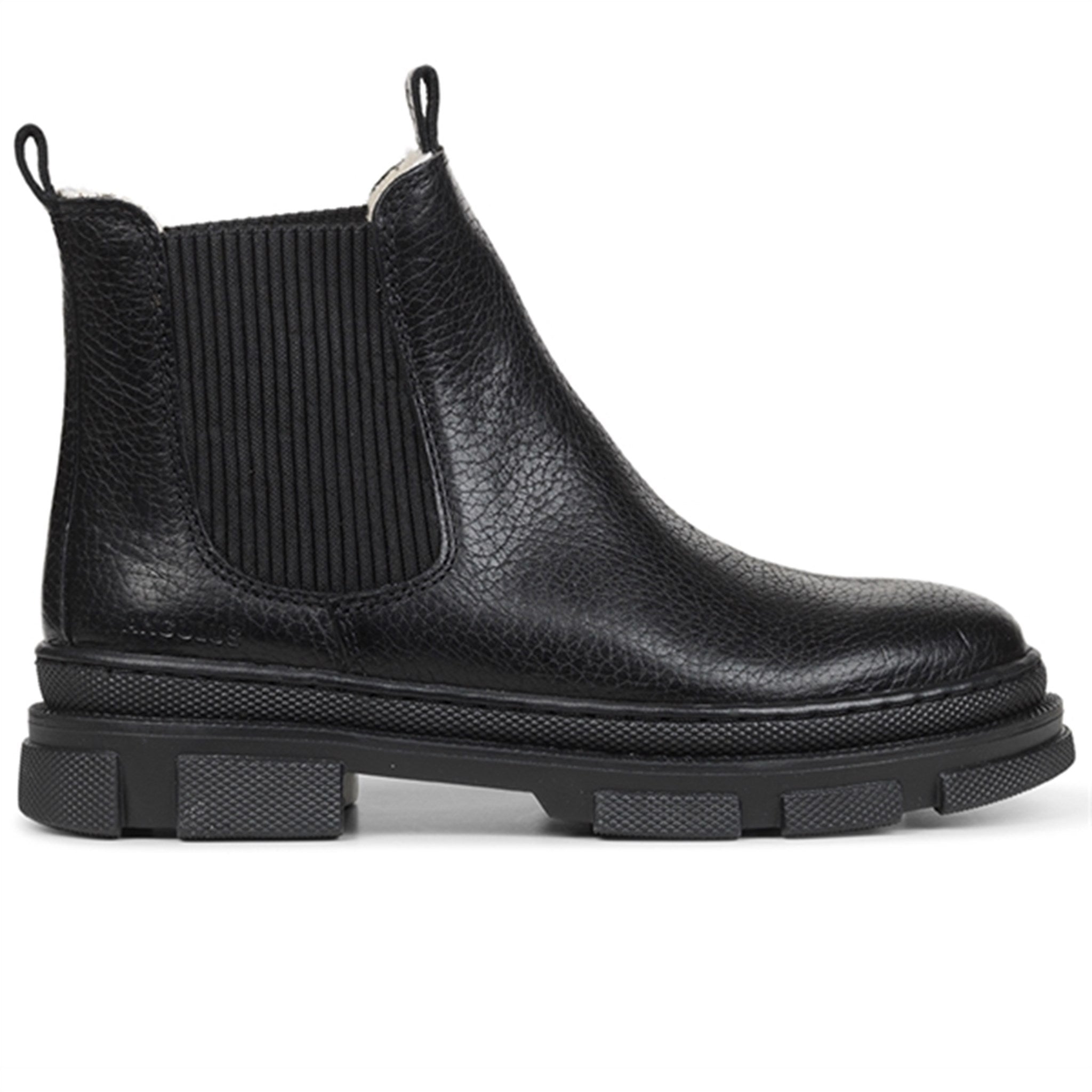 Angulus Boots w Elastic and Wool Lining Black/Black 4