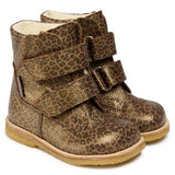 Angulus Tex Boots w Velcro Brown Leo
