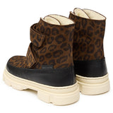 Angulus Tex-Boots w Velcro and Wool Lining Black/ Brown leo 3