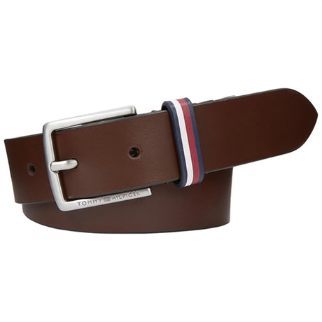 Tommy Hilfiger Leather Belt Chestnut Brown