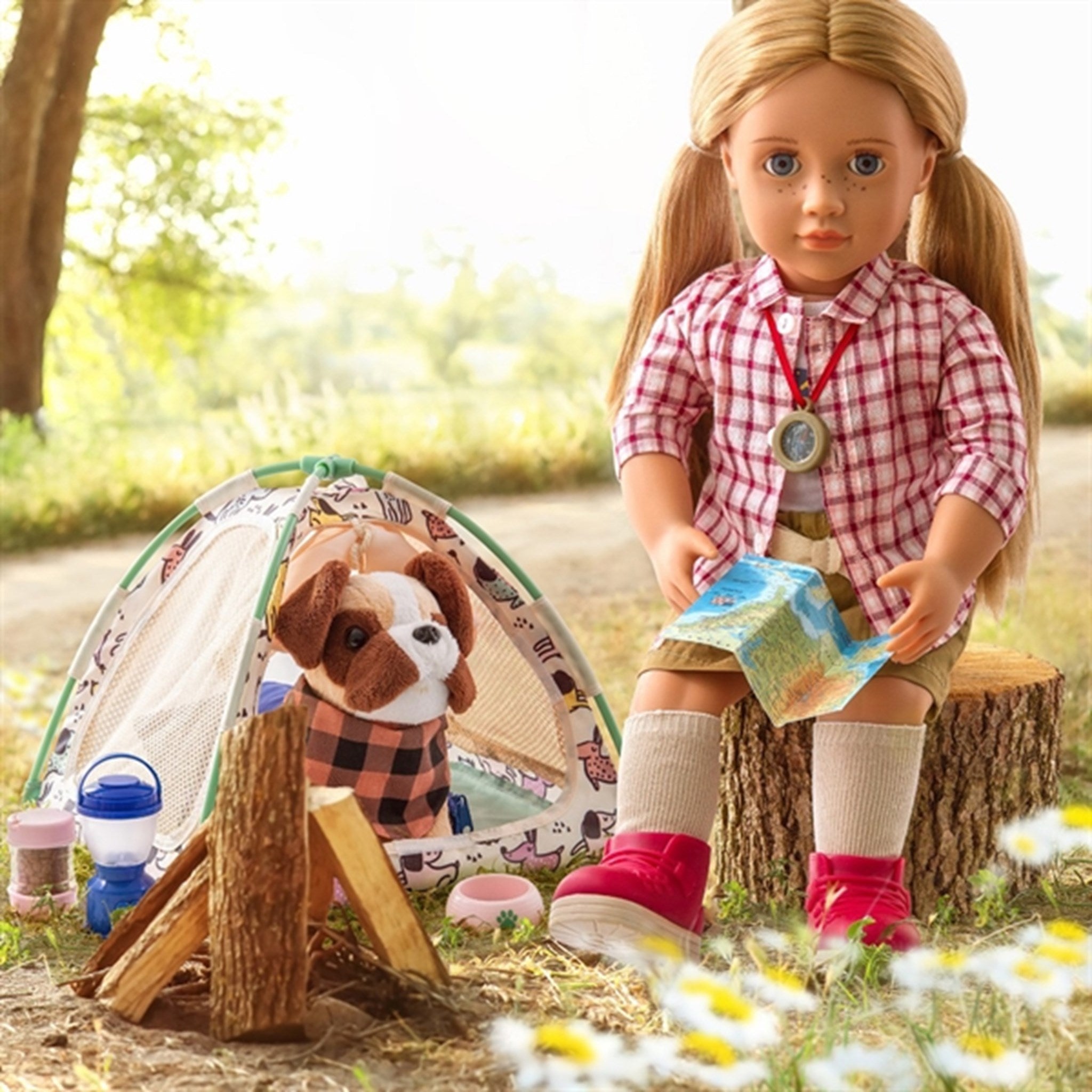 Our Generation Doll Accessories - Puppy Camping Set - Size Default Title