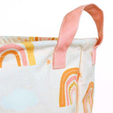 A Little Lovely Company Storage Basket Rainbows