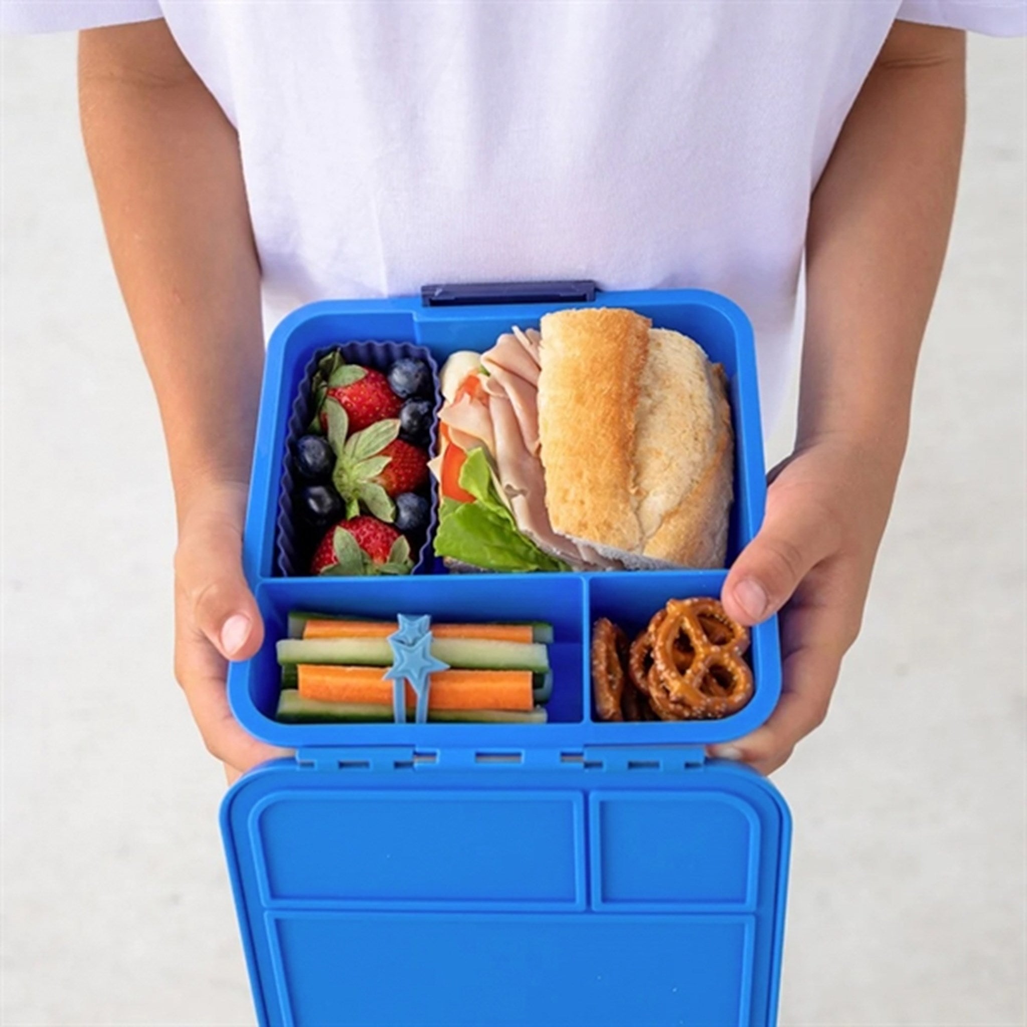 Little Lunch Box Co Bento 3 Lunch Box Blueberry 2