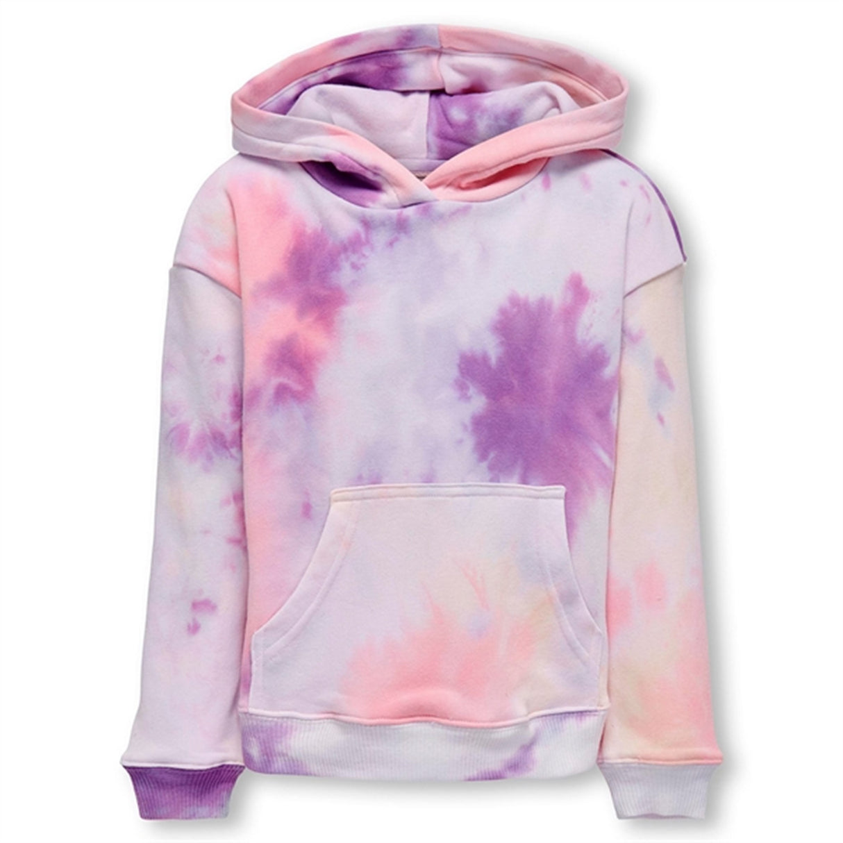 Kids ONLY Purple Rose Neverlife Tie Dye Hoodie