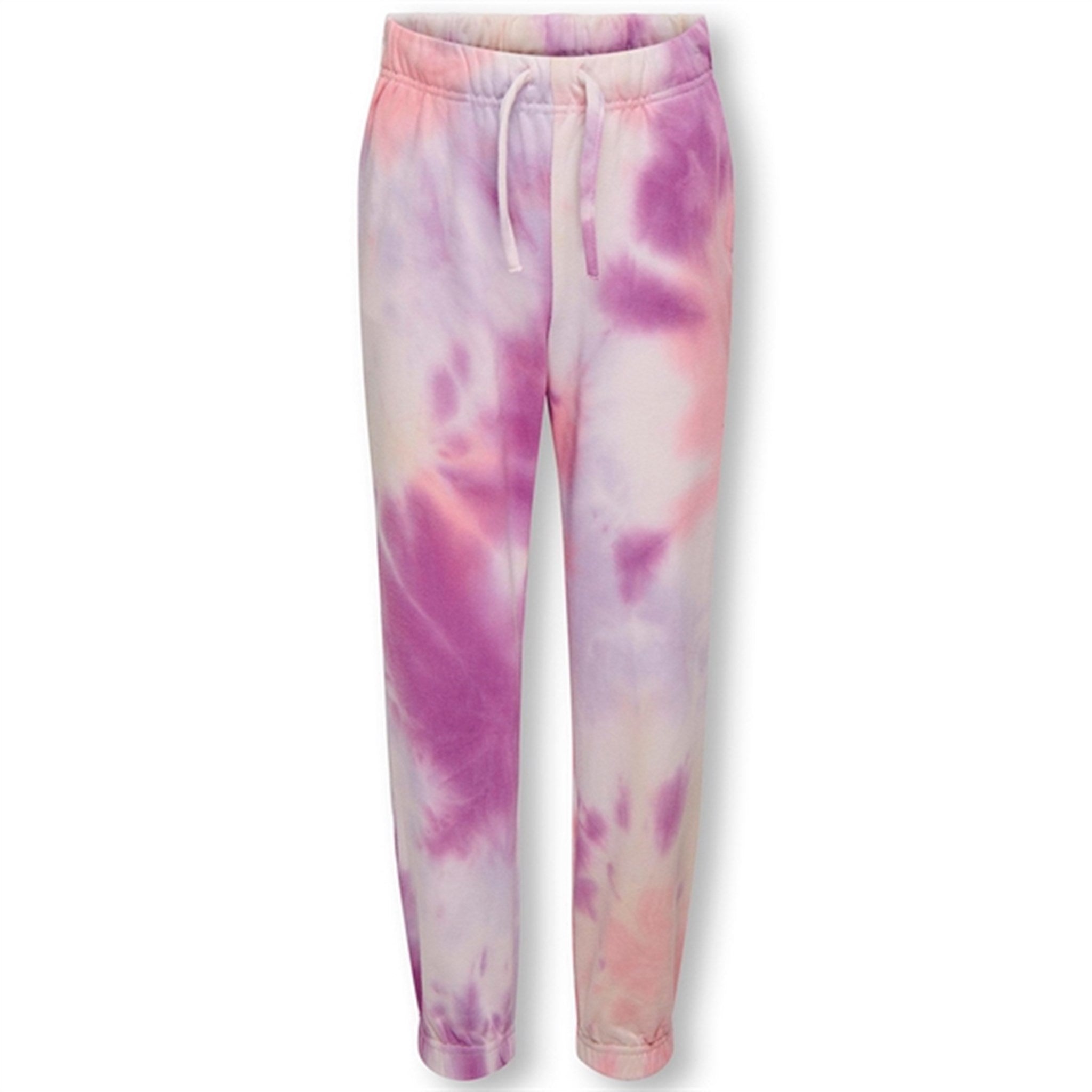 Kids ONLY Purple Rose Never pull-up Tie Dye Sweatpants
