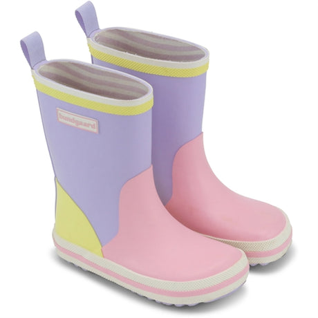 Bundgaard Charly High Rubber Boot Lilac Multi Print