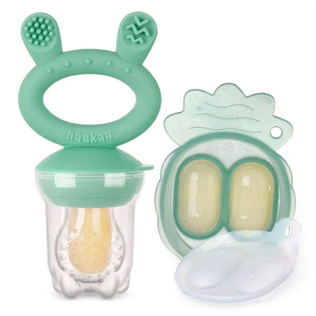 Haakaa Silicone Food Feeder Pea Green