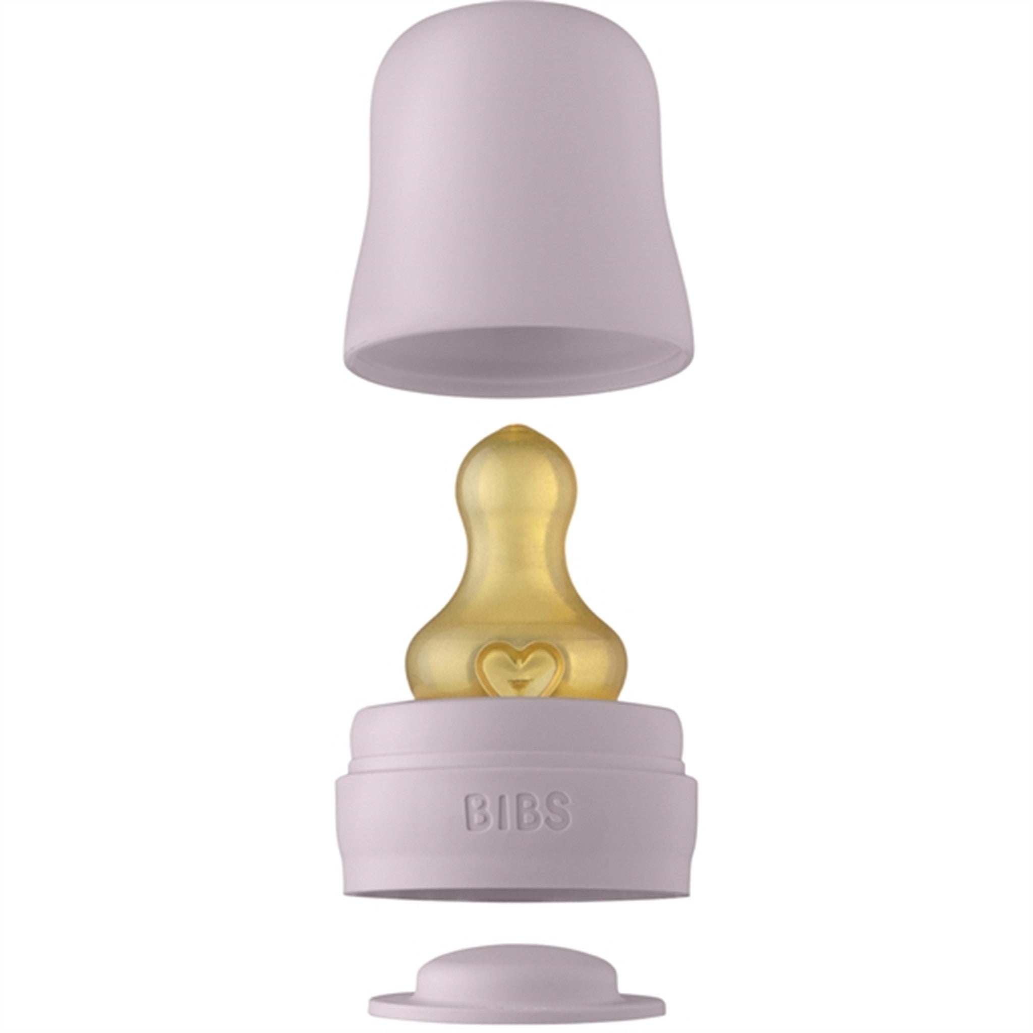 Bibs Baby Glass Bottle Complete Set Dusky Lilac 225 ml 3