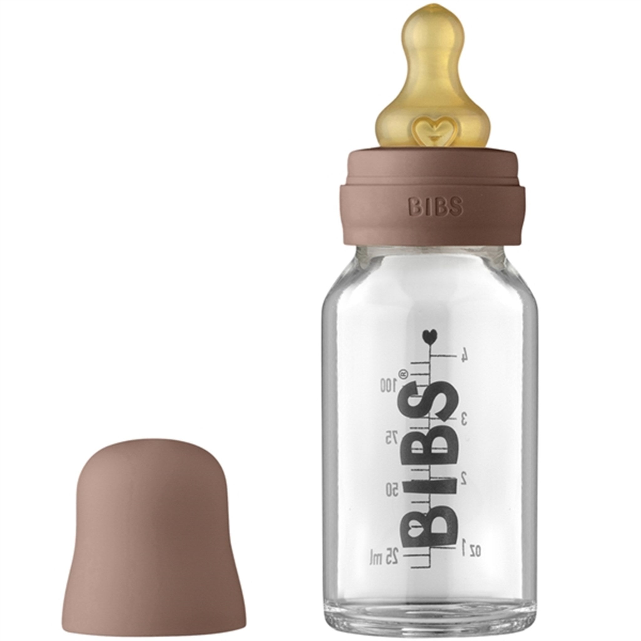 Bibs Baby Glass Bottle Complete Set Woodchuck 110 ml