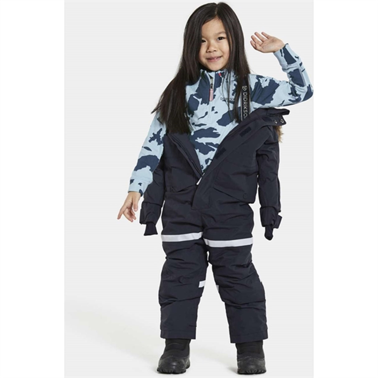 Didriksons Bjärven Navy Snowsuit 4