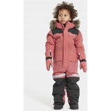 Didriksons Bjärven Peach Rose Snowsuit 3