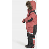 Didriksons Bjärven Peach Rose Snowsuit 8