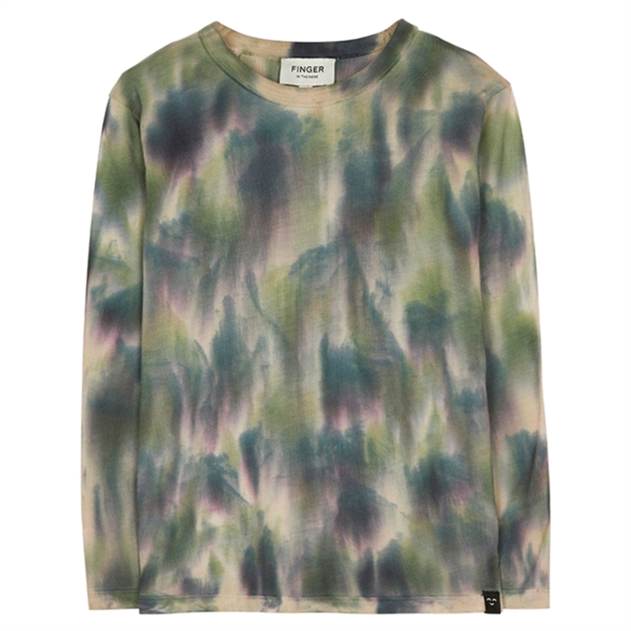 Finger In The Nose Nico Wood Cream Tie & Dye Blouse