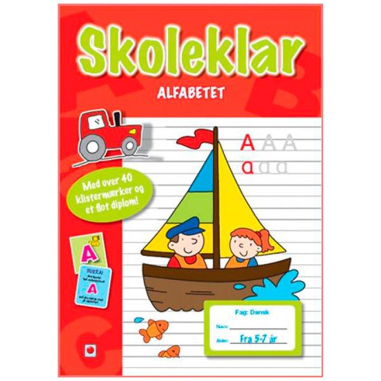 Bolden Skoleklar Lektiehjælper - Alfabetet