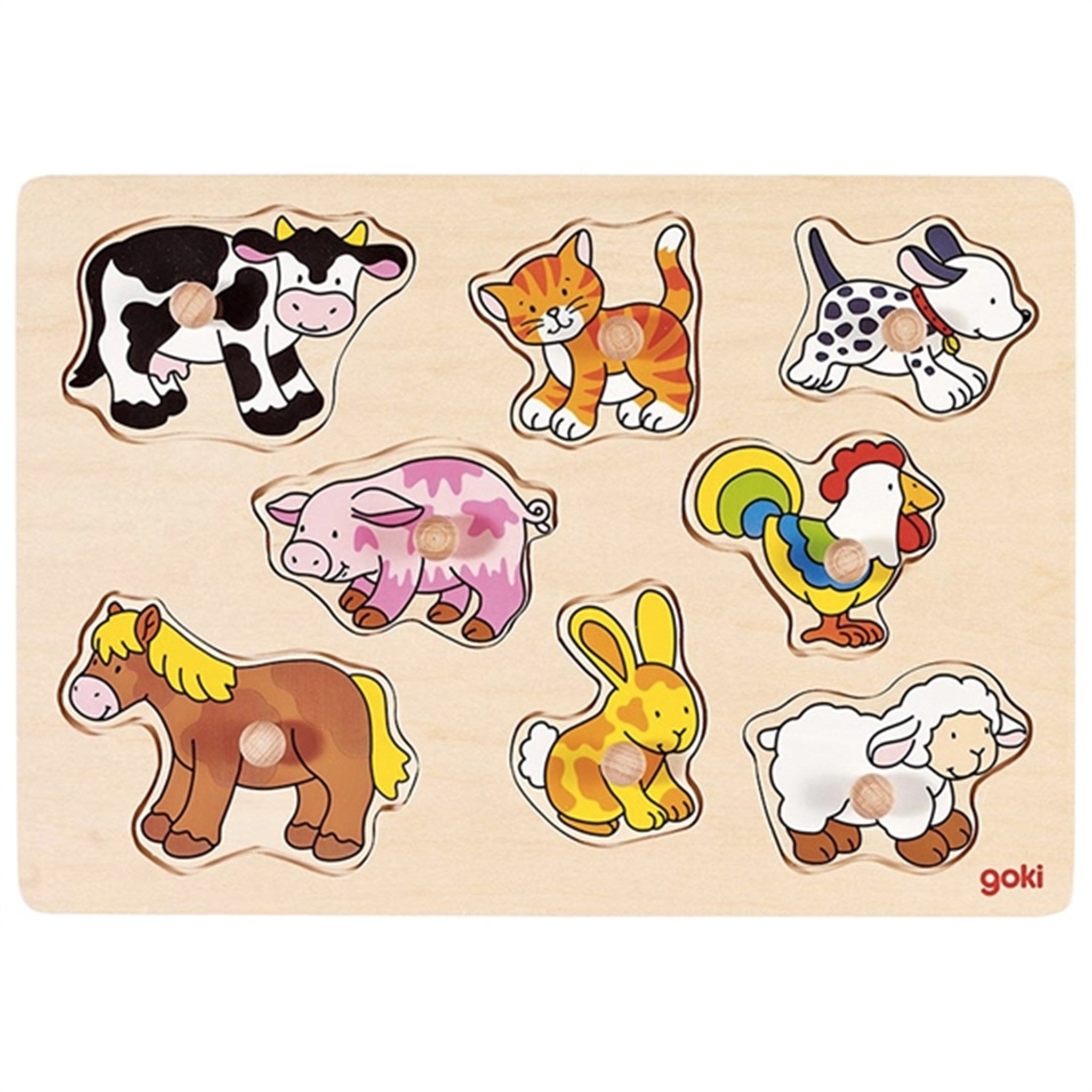 Goki Puzzle - Farm Animals