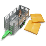 Bruder Livestock Trailer with 1 Cow