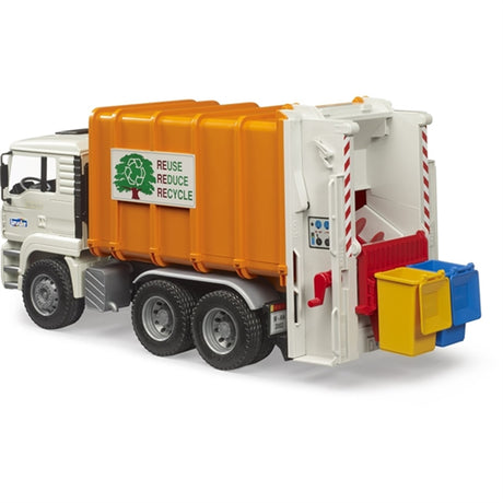 Bruder MAN TGA Rear Loading Garbage Truck