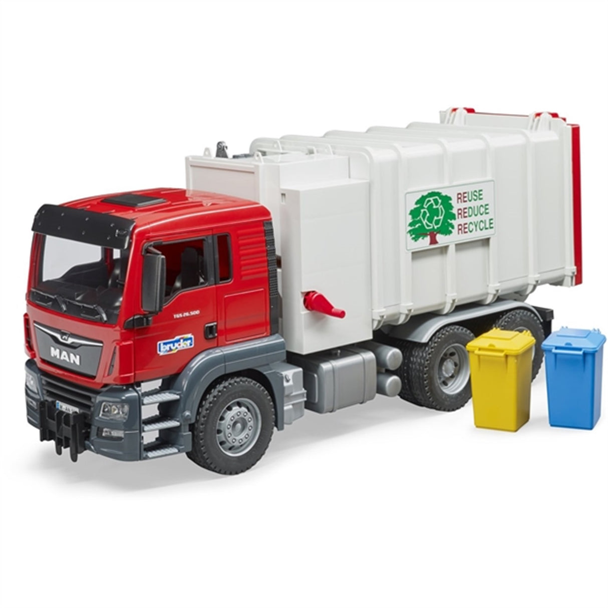 Bruder MAN TGS Side Loading Garbage Truck