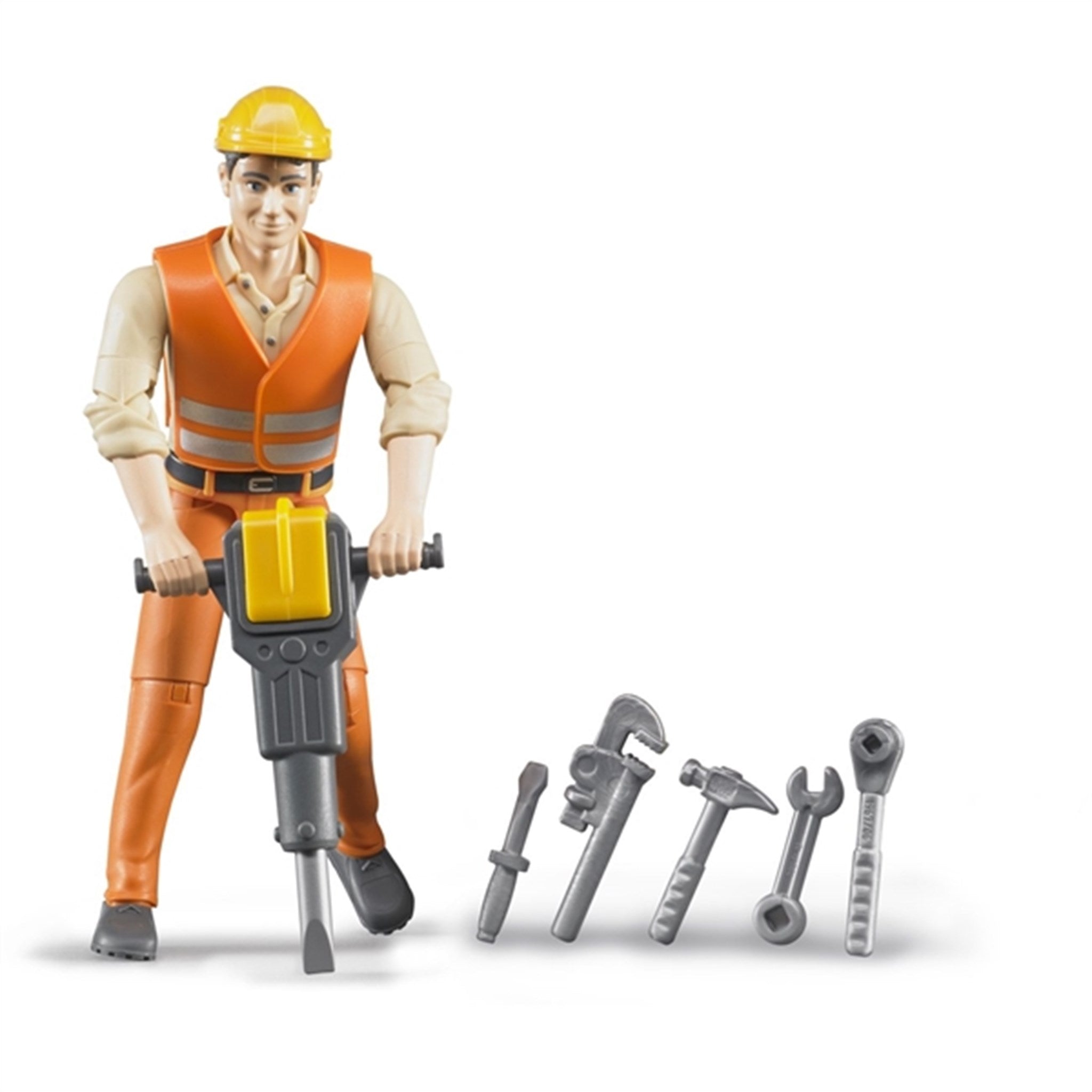 Bruder Bworld Construction Worker with Accessories
