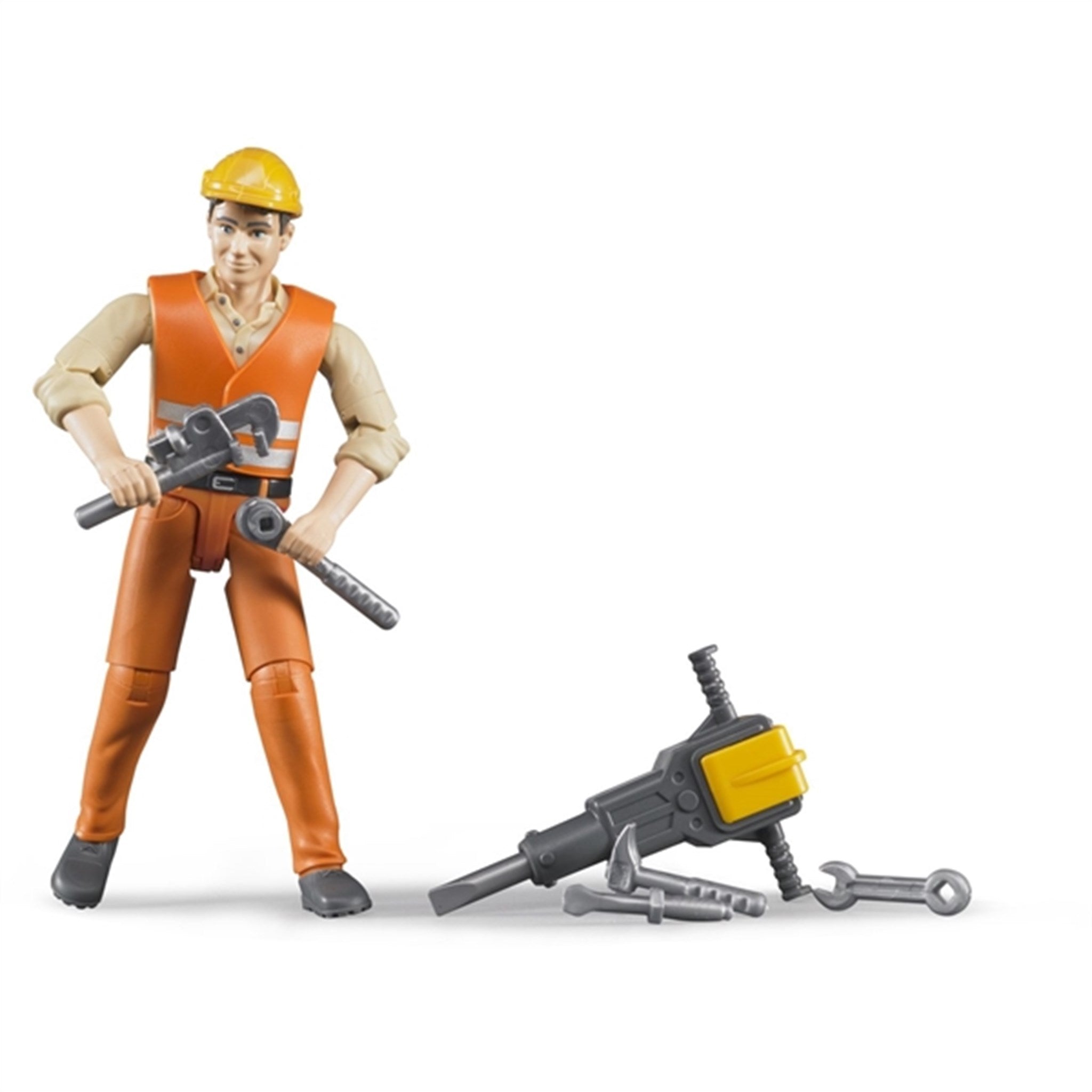 Bruder Bworld Construction Worker with Accessories 2
