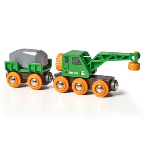 BRIO® Clever Crane Wagon