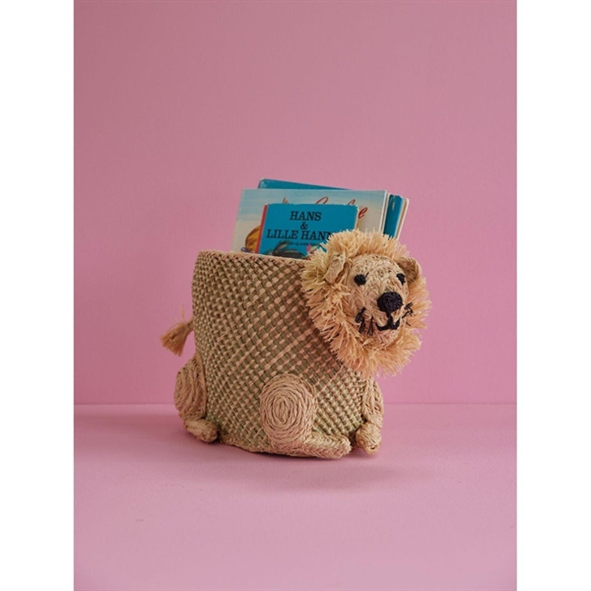 RICE Lion Small Sea Grass Storage Basket