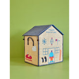 RICE Adventure Theme Raffia Baskets for Storage 3-pack