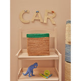 RICE Tea/Green Basket for Storage Small