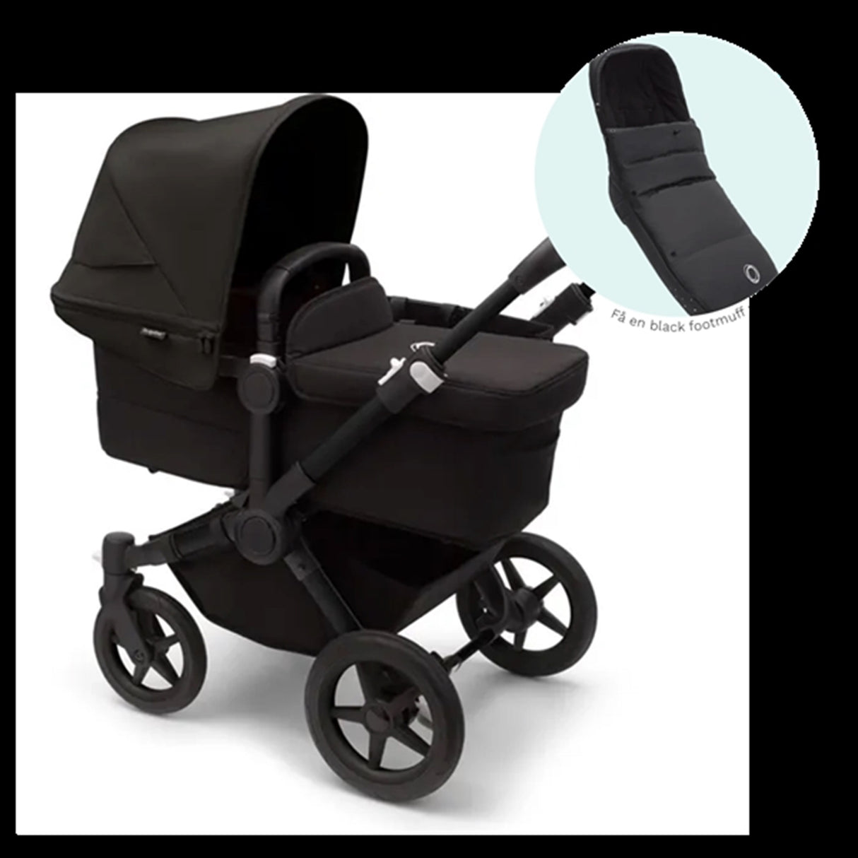 Bugaboo Donkey 5 Mono Midnight Black