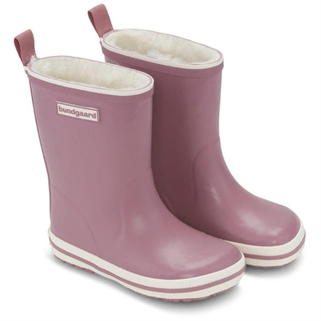 Bundgaard Charly High Warm Rubber Boots Dark Rose