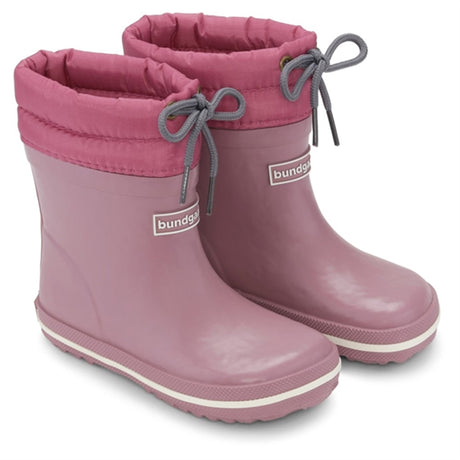 Bundgaard Cirro Low Warm Rubber Boots Dark Rose