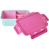 RICE Pink/Mint Lunchbox with 3 Inserts