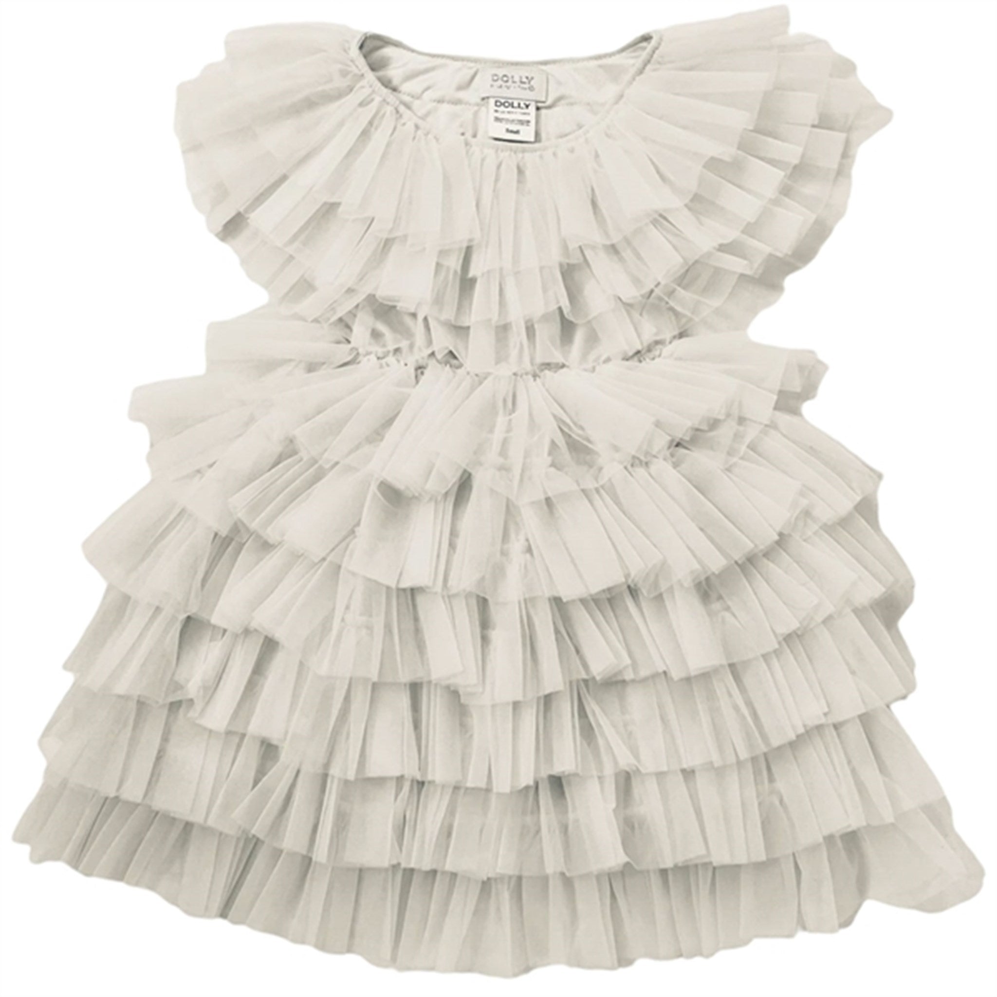 Dolly by Le Petit Cake Dress Whipped Cream White
