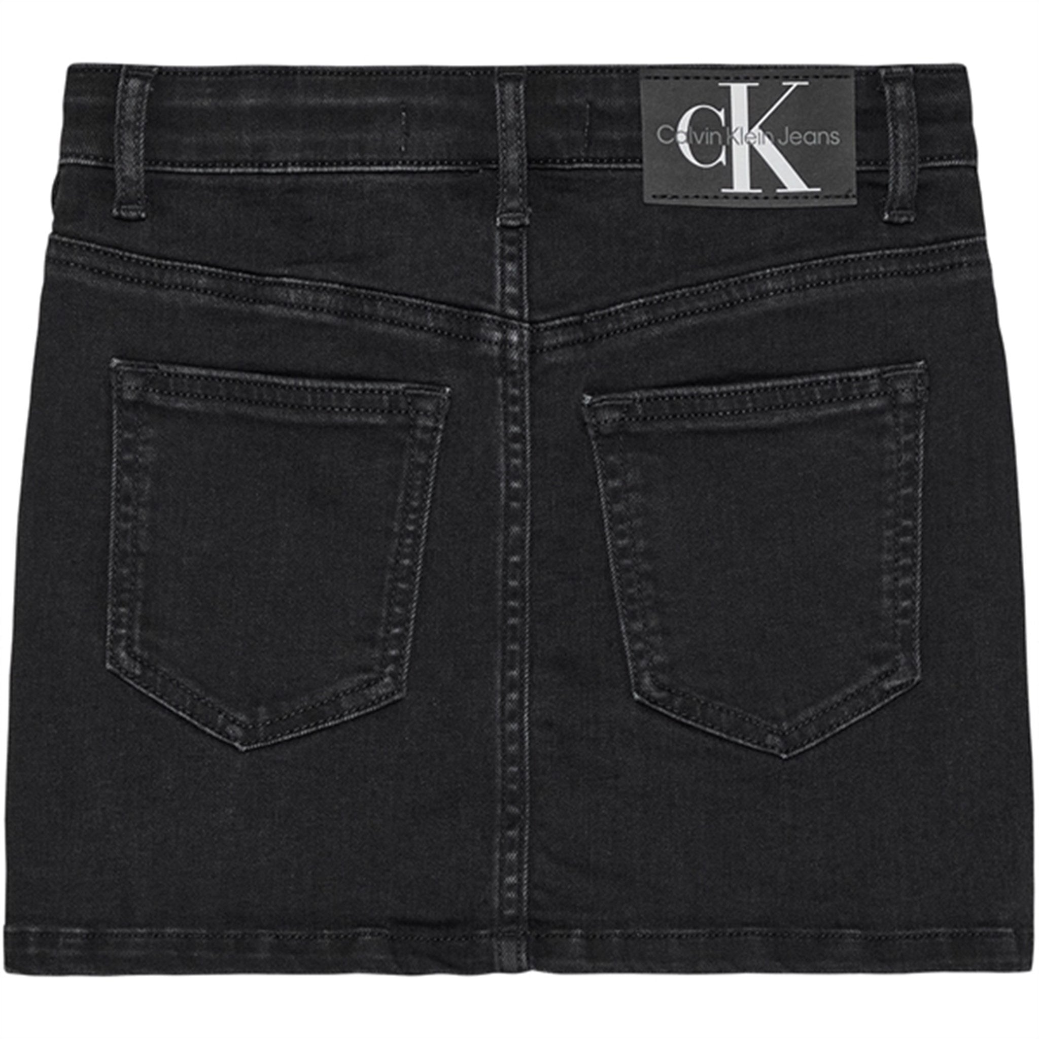 Calvin Klein Straight Skirt Washed Black 3
